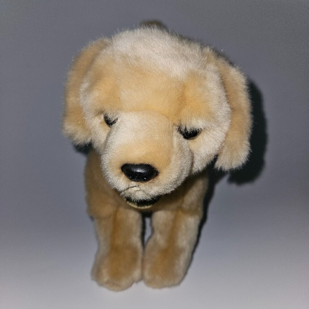 Aurora Miyoni Golden Retriever Plush 10" Long Stuffed Toy 2021 Yellow Lab READ